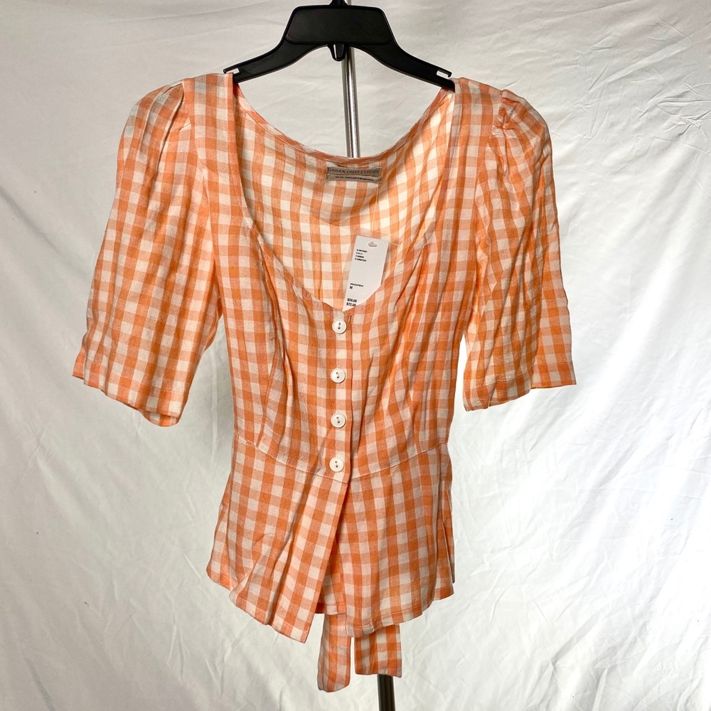 Checkered Urban Outfitters Summer Shirt